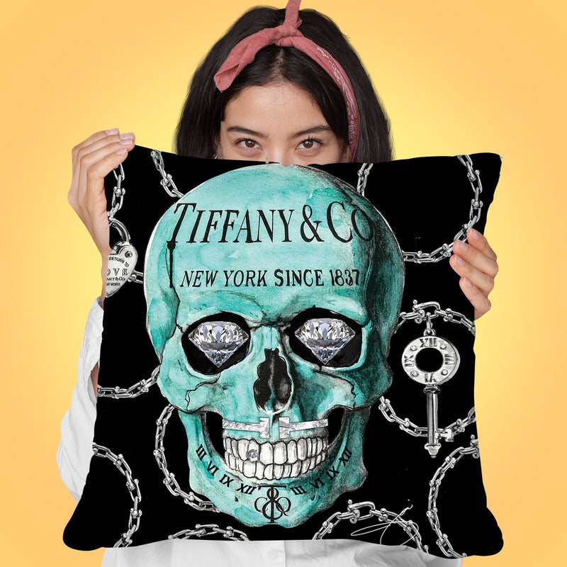 Diamond Digger Throw Pillow by Jodi Pedri