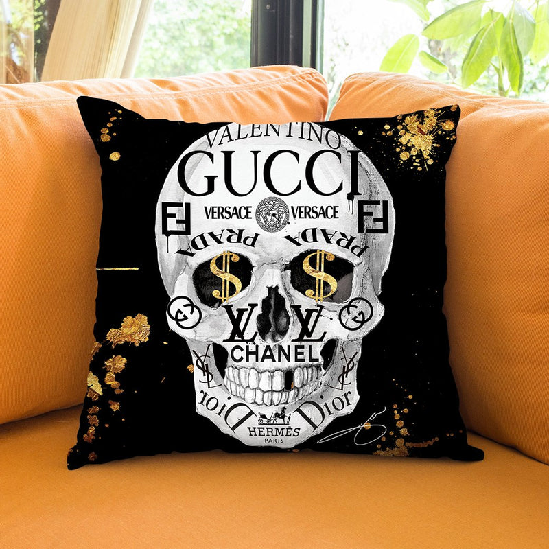 To The Bone Throw Pillow by Jodi Pedri