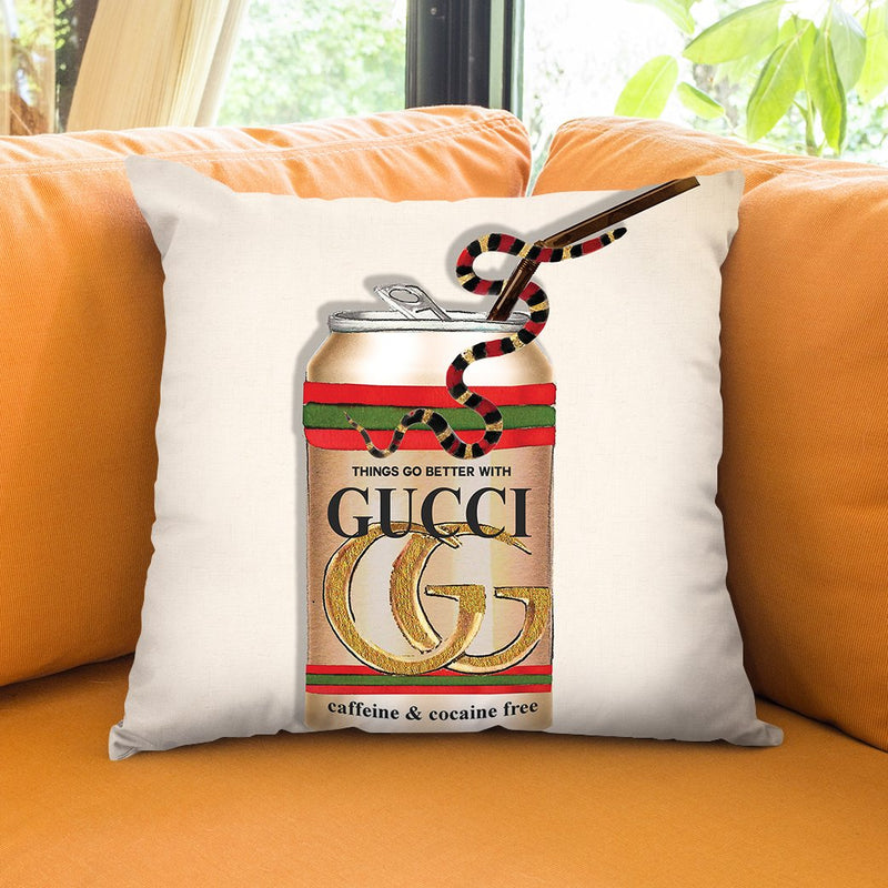 Things Go Better Throw Pillow by Jodi Pedri