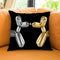 First Kiss Throw Pillow by Jodi Pedri