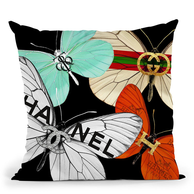 Fly Couture Throw Pillow by Jodi Pedri