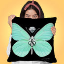 Fly Like Butterfly T Throw Pillow by Jodi Pedri