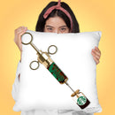 Shot Of Coffeine Throw Pillow by Jodi Pedri