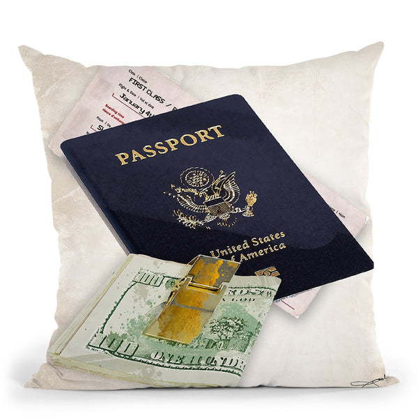 First Class Throw Pillow by Jodi Pedri