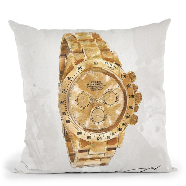 My Man'S Watch Throw Pillow by Jodi Pedri