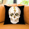 Money Skull Throw Pillow by Jodi Pedri