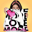 Love More Throw Pillow by Jodi Pedri