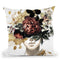 Antique Flowers Throw Pillow by Jodi Pedri