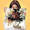 Antique Flowers Throw Pillow by Jodi Pedri