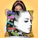 Around The World Color Throw Pillow by Jodi Pedri