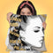 Around The World Gold Throw Pillow by Jodi Pedri