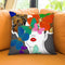 Butterfly Head Throw Pillow by Jodi Pedri