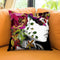 Flower Profile With Gold Throw Pillow by Jodi Pedri