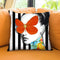 Tropical Stripes Throw Pillow by Jodi Pedri