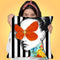Tropical Stripes Throw Pillow by Jodi Pedri