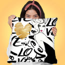 Love The One Throw Pillow by Jodi Pedri