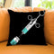 Shot Of Diamonds Black Throw Pillow by Jodi Pedri