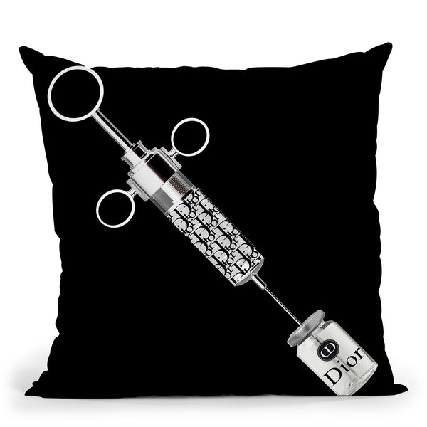 Shot Of Designer D Black Throw Pillow by Jodi Pedri