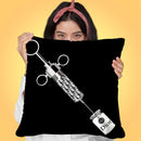 Shot Of Designer D Black Throw Pillow by Jodi Pedri
