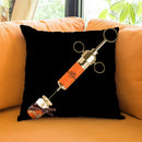 Shot Of Designer H Black Throw Pillow by Jodi Pedri