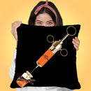 Shot Of Designer H Black Throw Pillow by Jodi Pedri
