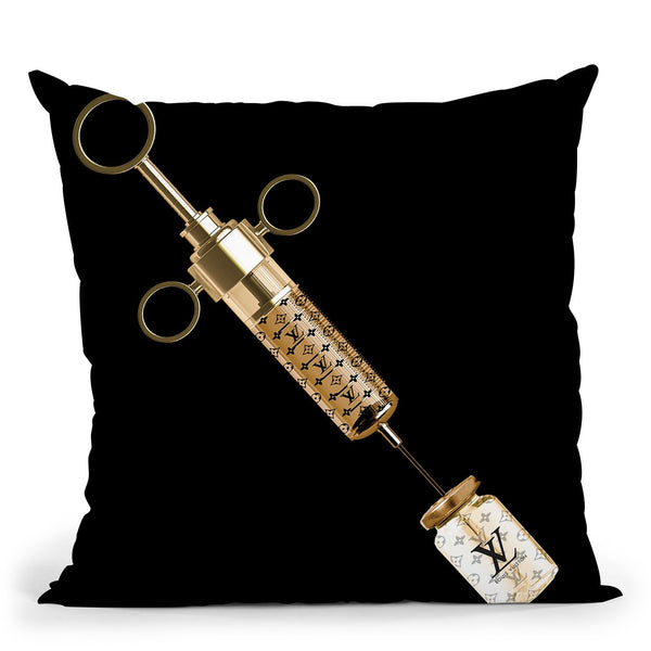 Shot Of Designer L Black Throw Pillow by Jodi Pedri