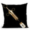 Shot Of Designer L Black Throw Pillow by Jodi Pedri