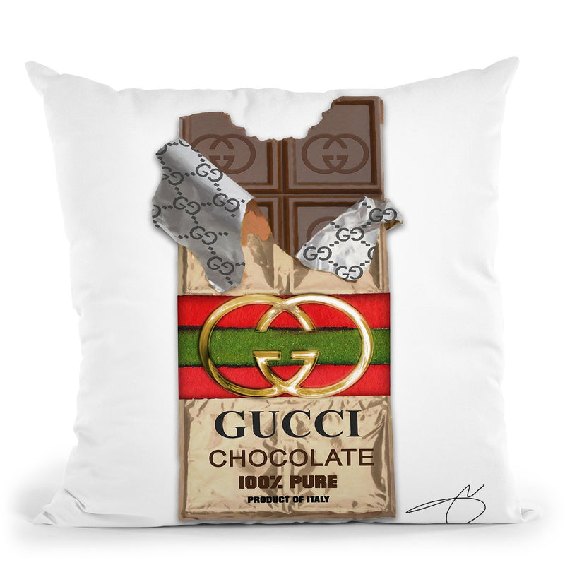 Chocolate Bar Gg Throw Pillow by Jodi Pedri