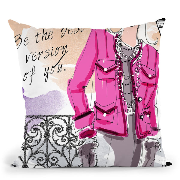 Best Version Throw Pillow by Jodi Pedri