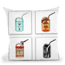 Drink Up Throw Pillow by Jodi Pedri