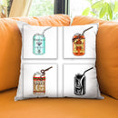 Drink Up Throw Pillow by Jodi Pedri