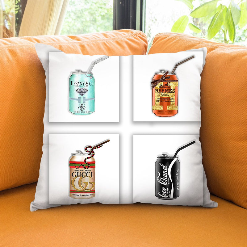Drink Up Throw Pillow by Jodi Pedri