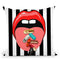 Medication Time Throw Pillow by Jodi Pedri