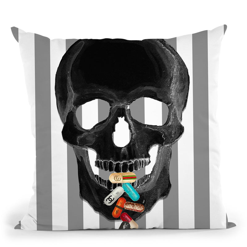 Pills Kill Throw Pillow by Jodi Pedri