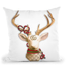 Deer Gg Throw Pillow by Jodi Pedri