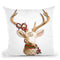 Deer Gg Throw Pillow by Jodi Pedri