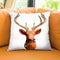 Deer H Throw Pillow by Jodi Pedri