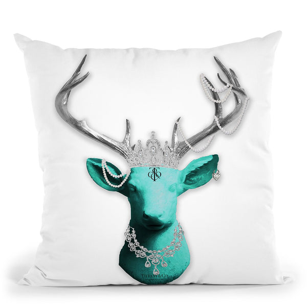 Deer T Throw Pillow by Jodi Pedri