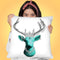 Deer T Throw Pillow by Jodi Pedri