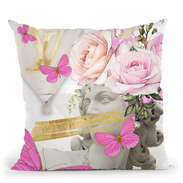 Aphrodite Throw Pillow By Jodi Pedri - by all about vibe