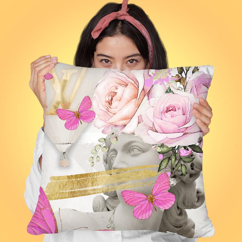 Aphrodite Throw Pillow By Jodi Pedri - by all about vibe