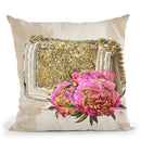 My Bag In Gold Throw Pillow by Jodi Pedri