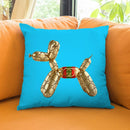 Designer G Pup Blue Throw Pillow By Jodi Pedri - by all about vibe