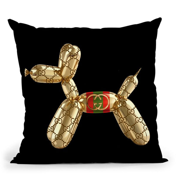 Designer G Pup Throw Pillow By Jodi Pedri - by all about vibe