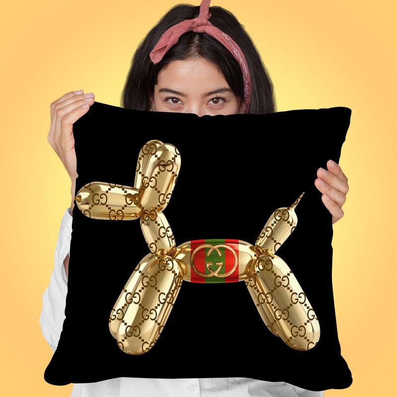 Designer G Pup Throw Pillow By Jodi Pedri - by all about vibe