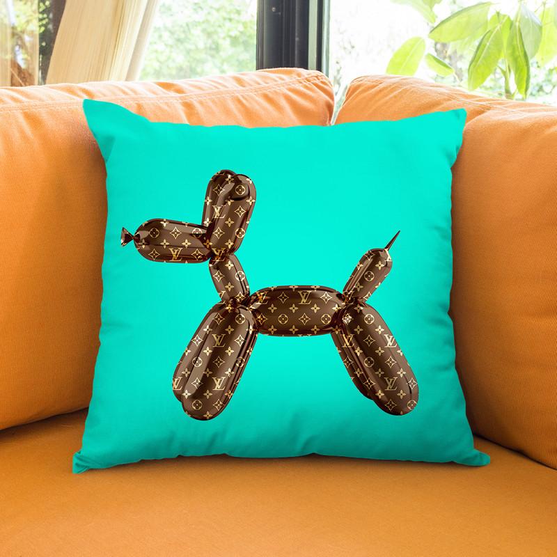 Designer L Dog Throw Pillow By Jodi Pedri - by all about vibe