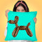 Designer L Dog Throw Pillow By Jodi Pedri - by all about vibe