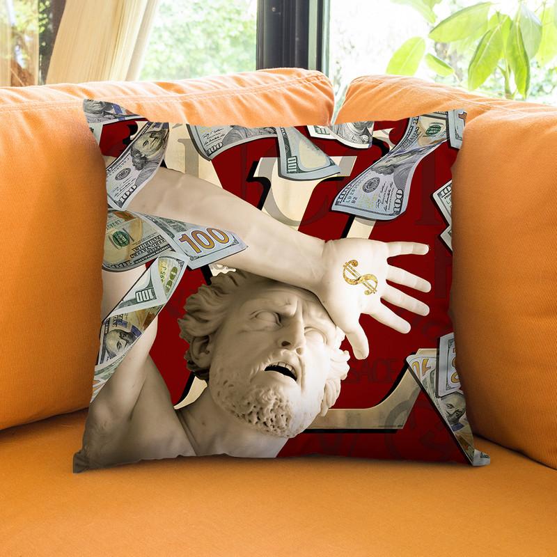 More Money Throw Pillow By Jodi Pedri - by all about vibe