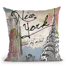 New York State Of Mind Throw Pillow by Jodi Pedri