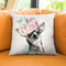 Corgi In Bloom Throw Pillow By Jodi Pedri